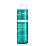 Green Uriage - HYSEAC - Tonique Purifiant, flacon 250 ml avec bouchon blanc et étiquette 250 ml, disponible chez Univers Cosmetix à Dakar. Texte en français et anglais.