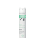 Une bombe aérosol de SVR Spirial Déodorant Spray Compressé Efficacité 48h 75 ml, dotée d'un capuchon blanc et d'accents d'étiquette verte, offre une qualité imbattable à un prix pas cher. Disponible au Sénégal.