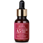 Un flacon de 30 ml de Cos De Baha Sérum Acide Azélaïque 5% Niacinamide pour les cicatrices d'acné kystique, les rougeurs du visage et les points noirs est livré avec un compte-gouttes et contient des ingrédients comme la niacinamide et l'acide hyaluronique. dakar, Sénégal