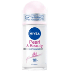 Nivea Déo Roll-on Anti Transpirant Pearl And Beauty 0% Alcool 48h 50 ml pour femme offre une protection de 48 heures dans un flacon roll-on pratique.