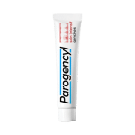 Un tube de Parogencyl Dentifrice Soin Intensif Gencives 75ML avec emballage blanc et rouge, disponible pas cher à Dakar, Sénégal.