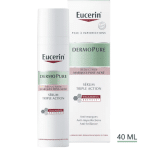 Eucerin Dermopure - Sérum Triple Action Peaux à Imperfections, conditionnement 40 ml comprenant un flacon et une boîte de 40 mL, disponible chez Univers Cosmetix. Bénéficiez de soins de qualité à prix pas cher.