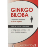 Une boîte de Labophyto Ginkgo Biloba 60 Gélules Végétales contenant 60 gélules pour une meilleure circulation sanguine.