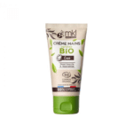 Tube de MKL Crème mains certifiée BIO Coco - Crème mains 50 ml avec bouchon vert, labellisée aux ingrédients biologiques et naturels. Reconnue pour sa qualité, cette crème pour les mains d'exception témoigne du savoir-faire artisanal du Sénégal en matière de soins de la peau.