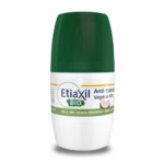 Etiaxil Anti-transpirant Végétal 48h Certifié BIO Parfum Coco Roll-On 50 ml, packaging blanc et vert, disponible en exclusivité chez Univers Cosmetix à Dakar, Sénégal.