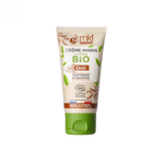 Un tube de MKL Crème mains certifiée BIO Karité - 50 ml, mettant en valeur ses propriétés naturelles, biologiques et nourrissantes. Disponible chez Univers Cosmetix, ce produit de haute qualité est également pas cher.