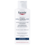 Un flacon d'Eucerin DERMO CAPILLAIRE Shampoing Calmant 5% d'Urée 250 ml, disponible chez Univers Cosmetix à un prix pas cher sans compromis sur la qualité.