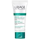 Un tube de Uriage HYSEAC Masque Purifiant Peel-Off : Purifie, Resserre les pores, Matifie - Visage Peaux Grasses à Imperfections 50 ml se tient debout sur un fond blanc. dakar, Sénégal