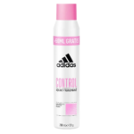 Un flacon de 150 ml de déodorant anti-transpirant en spray Adidas pour femmes, doté d'un design rose et blanc. dakar, Sénégal