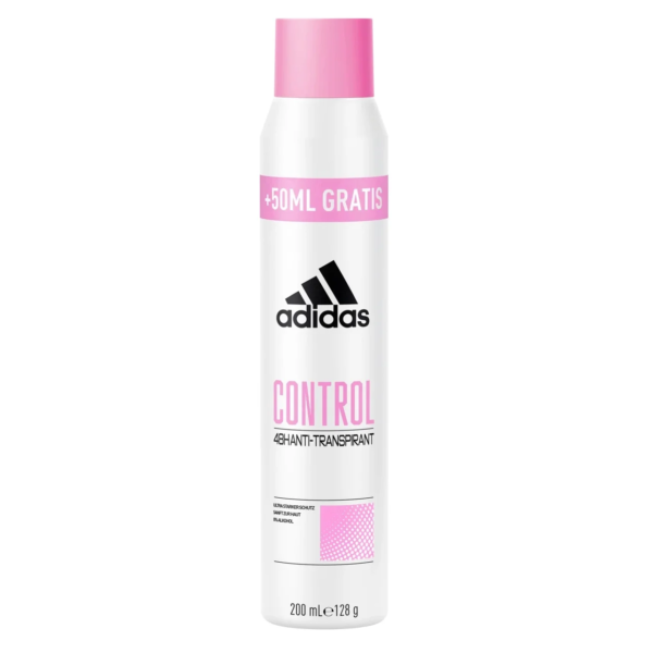 Un flacon de 150 ml de déodorant anti-transpirant en spray Adidas pour femmes, doté d'un design rose et blanc. dakar, Sénégal