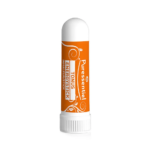 L'Inhalateur PURESSENTIEL Energy Boost 1 ml, un stick orange au capuchon et à la base blancs, est étiqueté "TONUS ENERGY STICK" pour un boost d'énergie revigorant.