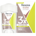 Rexona Anti Transpirant Crème Déodorante Protection Maximale Stress Control 96H Stick et boîte de 45 ml, offrant 96 heures de protection anti-transpirante anti-stress. dakar, Sénégal