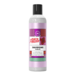 Flacon de Shampoing Vitaminé Easy Pouss 250 ml avec une étiquette rose, un bouchon noir et des descriptions incluant anti-chute et sans silicone. dakar, Sénégal