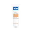 Un tube de 150 ml de Mixa Peau Antidécération Propre à la Vitamine C et au Squalane pour les peaux sensibles sur fond tout blanc.