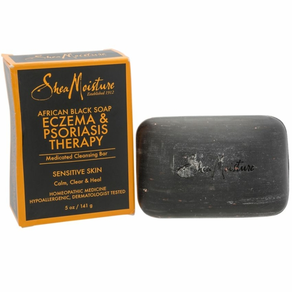 SHEA MOISTURE TRAITEMENT DE L'ECZÉMA ET DU PSORIASIS AU SAVON NOIR AFRICAIN 141G