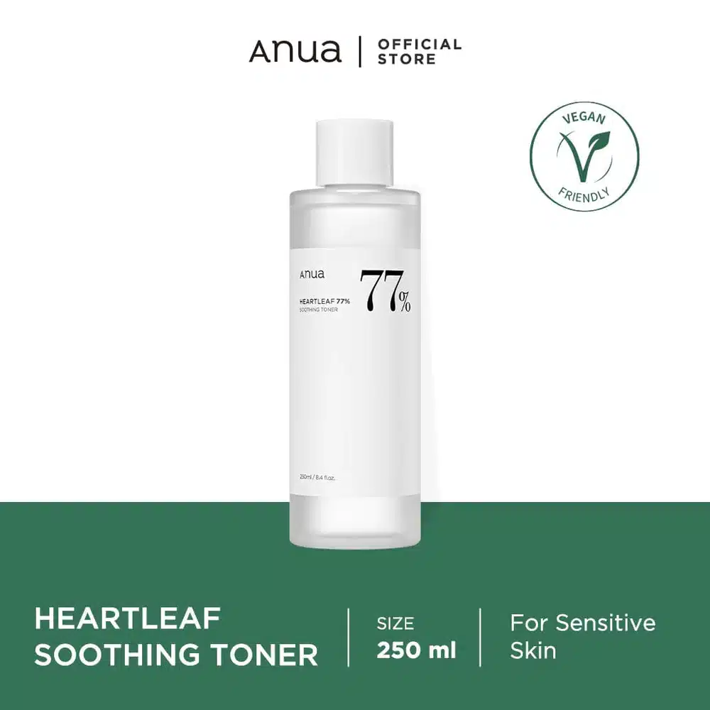 Flacon de Tonique Apaisant 77% Anti Acné Anua Heartleaf