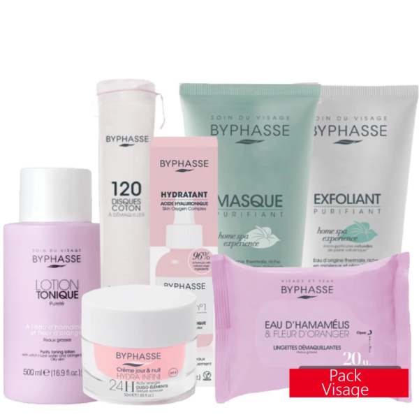 Byphasse Routine de Soin Visage Peau Mixte à Grasse : Hydratante- Matifiante (Anti-Brillance)