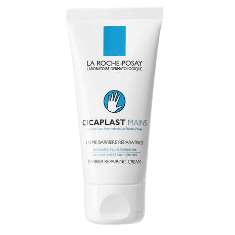 Un tube de La Roche Posay Cicaplast Mains Crème Mains Réparatrice 50 ml