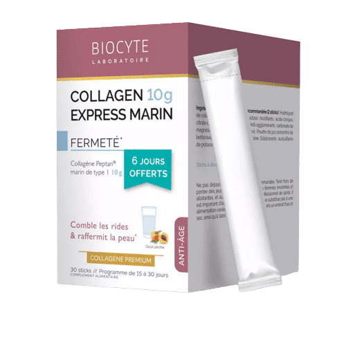 Coffret de Biocyte Collagène Express Marin Anti Rides et Raffermissant 30 Sticks