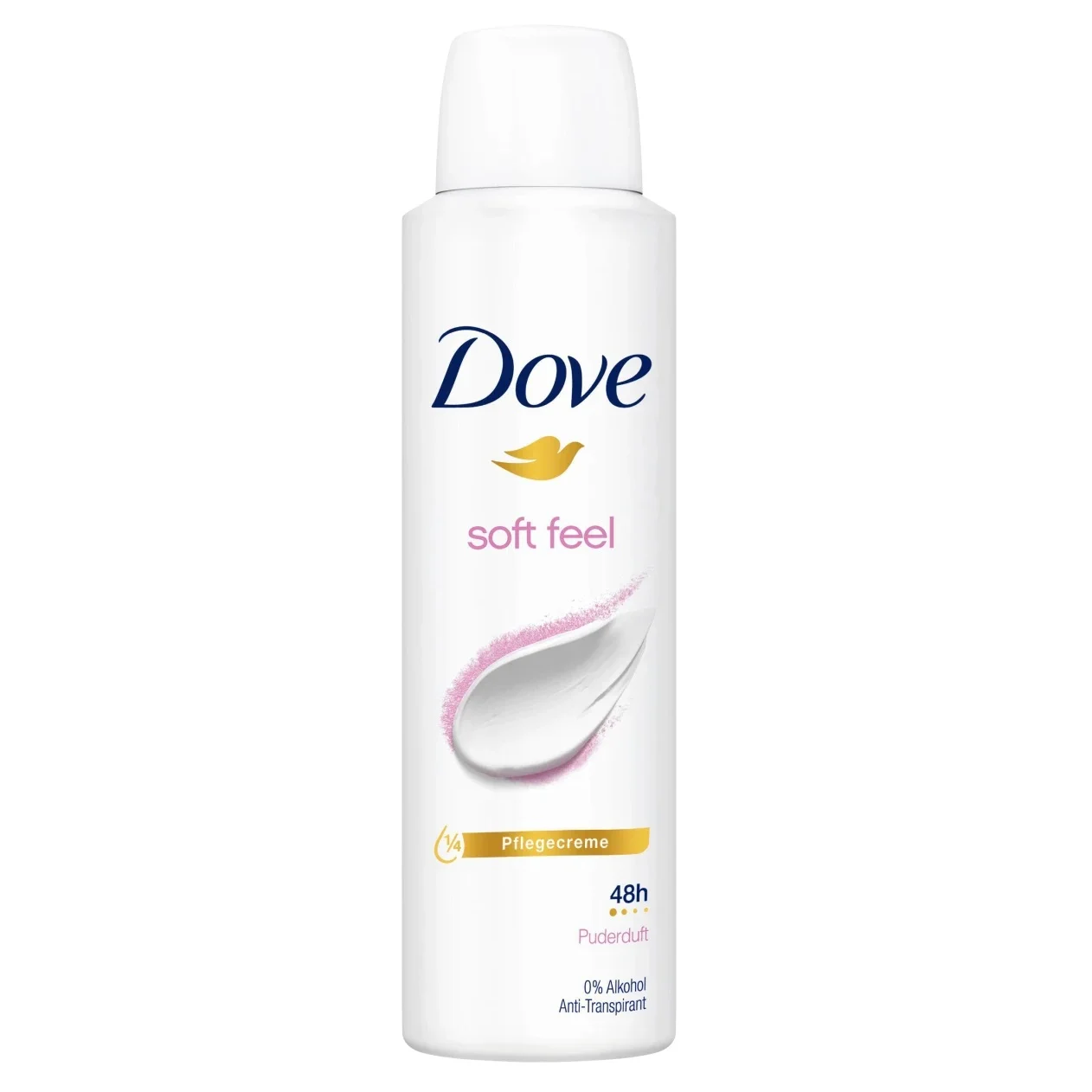 Une bombe de 150 ml de déodorant anti-transpirant Dove Soft Feel avec une protection de 48 heures et 0 % d'alcool. dakar