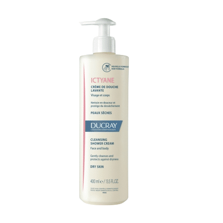 Ducray Ictyane Crème de Douche Lavante Peaux Sèches 400 ml