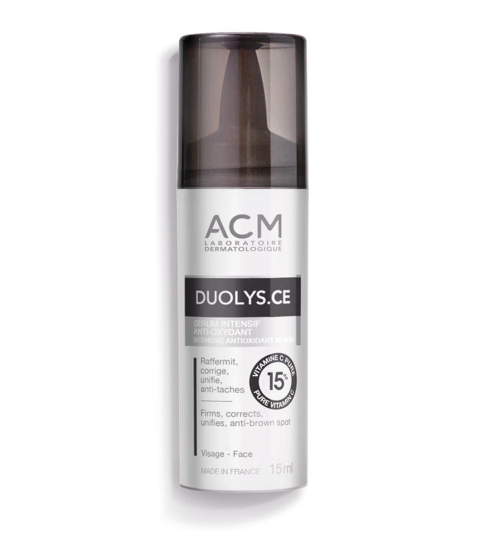 Un flacon de 15 ml d'ACM DUOLYS CE Sérum Anti Oxydant