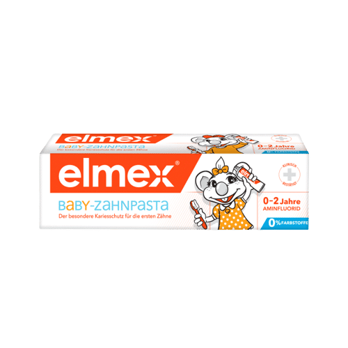 Boîte de dentifrice Elmex Dentifrice Bébé 0 à 2 ans pour 0-2 ans