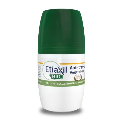 Etiaxil Anti-transpirant Végétal 48h Certifié BIO Parfum Coco Roll-On 50 ml