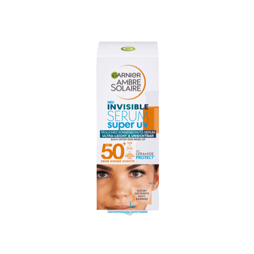 Coffret de Garnier Ambre Solaire Sérum Ultra-léger et Invisible Spf50 Sans Parfum 30 ml