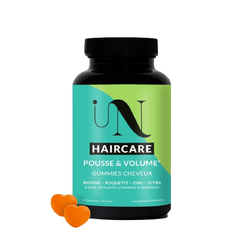 Une bouteille de In HairCare Gélules Cure Pousse Et Volume Cheveux Biotine