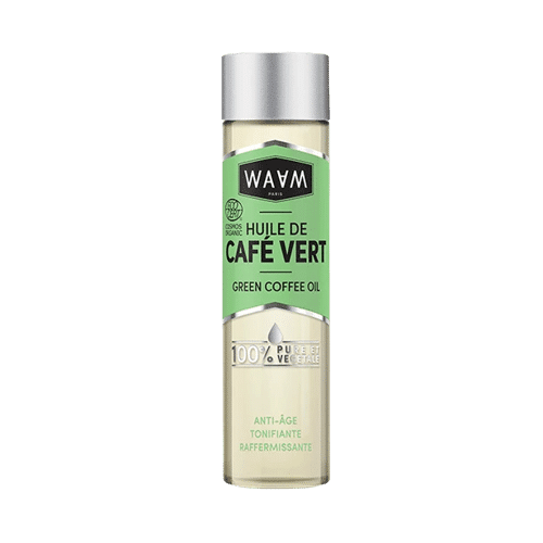 Un flacon de Waam Huile de Café Vert BIO 75 ml