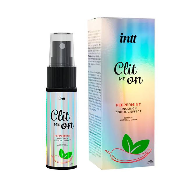 Un flacon et une boîte élégants de INTT Spray "Gorge Profonde Deep Throat More Pleasure" 12 ml