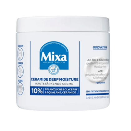 MIXA Creme Ceramide Deep Moisture Bébés et Adultes 400 ml