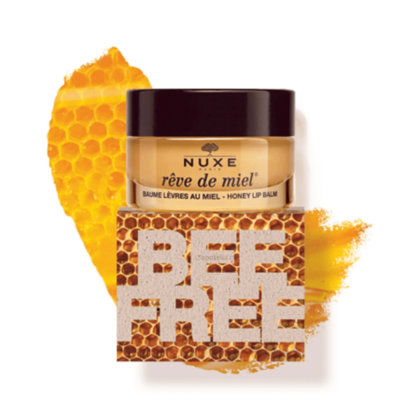Nuxe Rêve de Miel Baume Lèvres au Miel Bee Free 15 g – Image 2