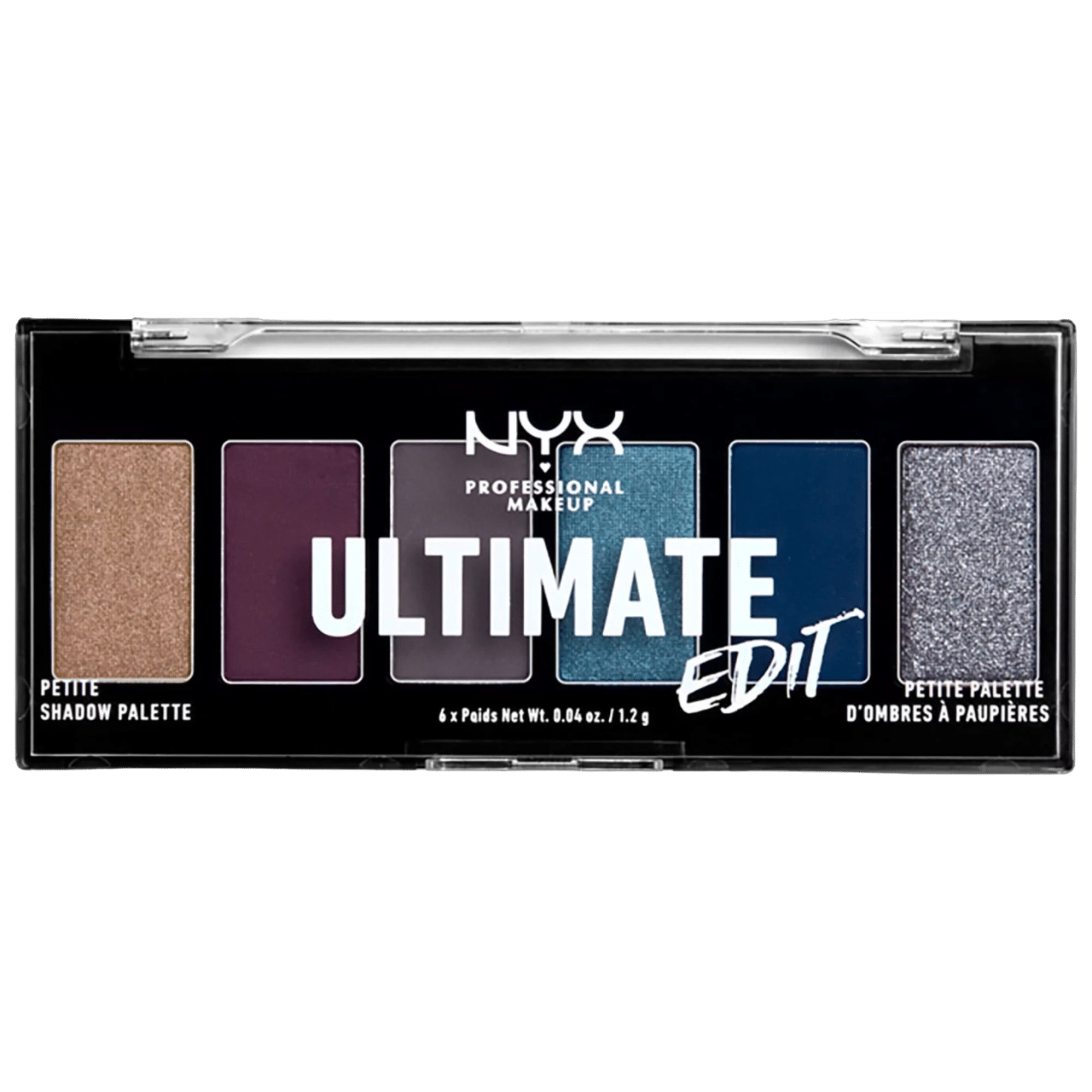 NYX Professional Makeup Ultimate Edit Petite Palette de 6 Ombres Cendrée 04 ASH 1