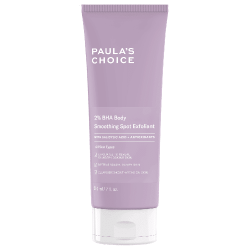 Un tube de produit Paula's Choice 2% BHA Exfoliant pour les Taches Corporelles 210 ml reconnu pour sa qualité