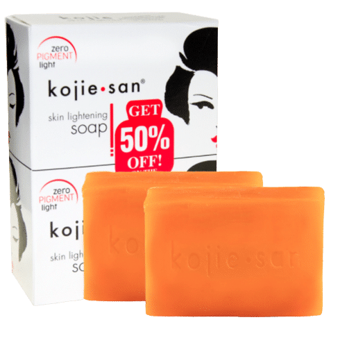 Deux Kojie San Savon Unifiant Anti Taches Tous les Types de Peaux orange 2X135g d'Univers Cosmetix